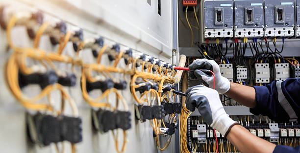 Professional Electrician technician working in Marlboro Village, MD
